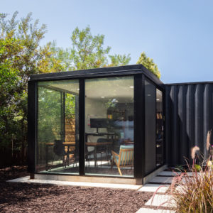 Work-From-Home Life in a Shipping Container
